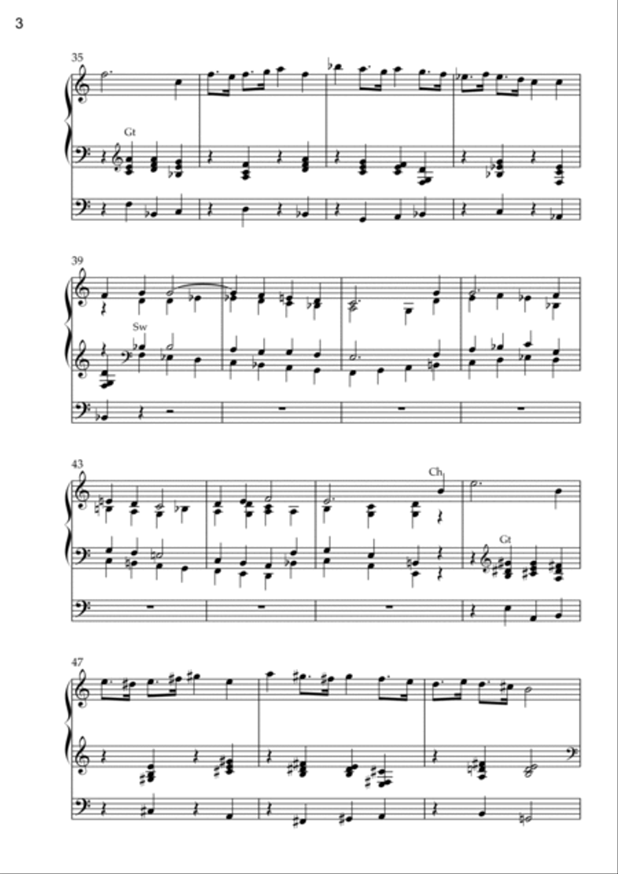 Wachet auf Suite (Organ Solo) by Vidas Pinkevicius Organ Solo scores gallery preview page 4
