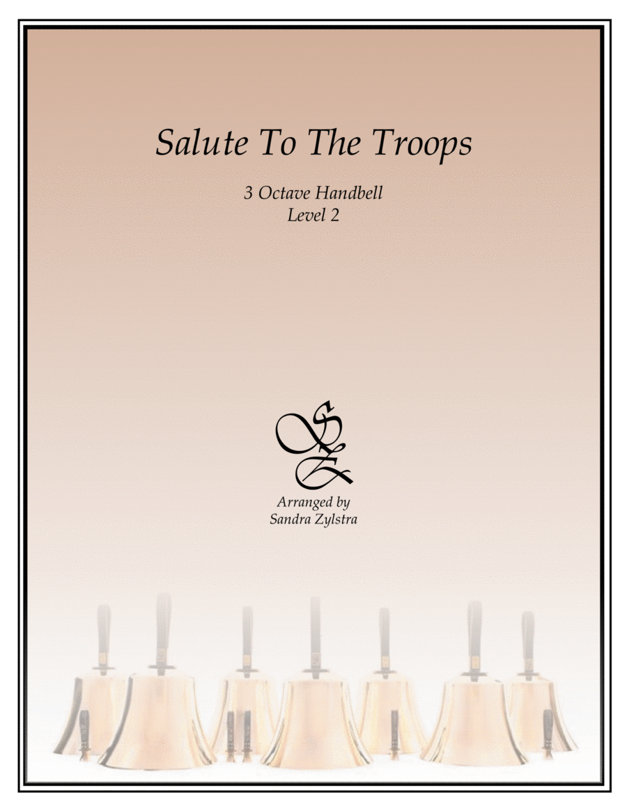Salute To The Troops (3 octave handbells) 3-Octaves scores gallery preview page 1