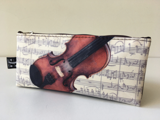 Book cover for Pencil case violin