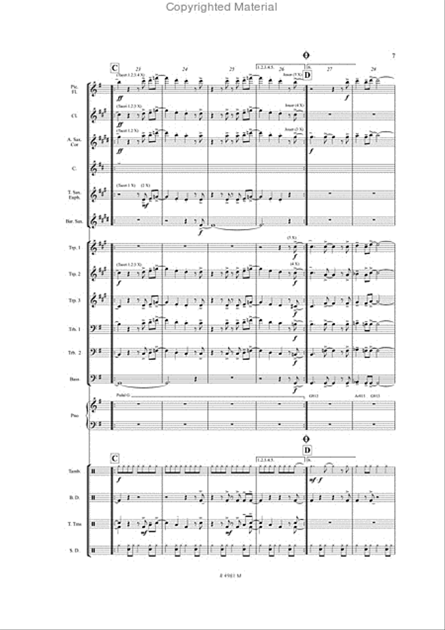 Birdland Marching Band scores gallery preview page 6