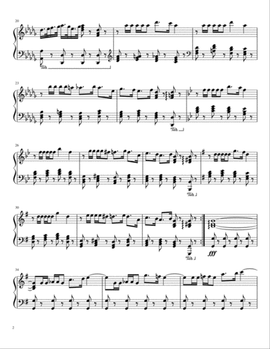 March Piano Solo scores gallery preview page 2