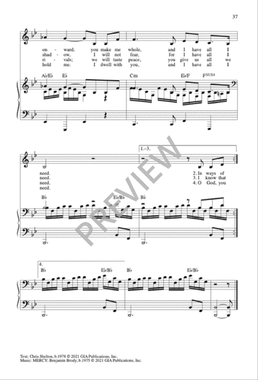 Sing No Empty Alleluias Sacred scores gallery preview page 34
