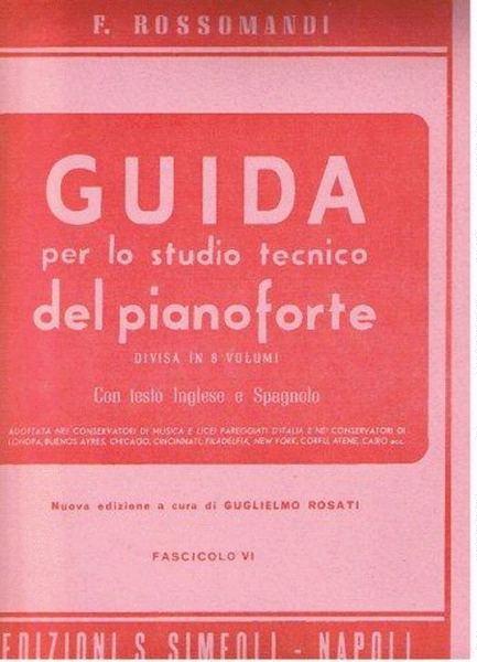 Guida per lo studio del Pianoforte Vol. 6