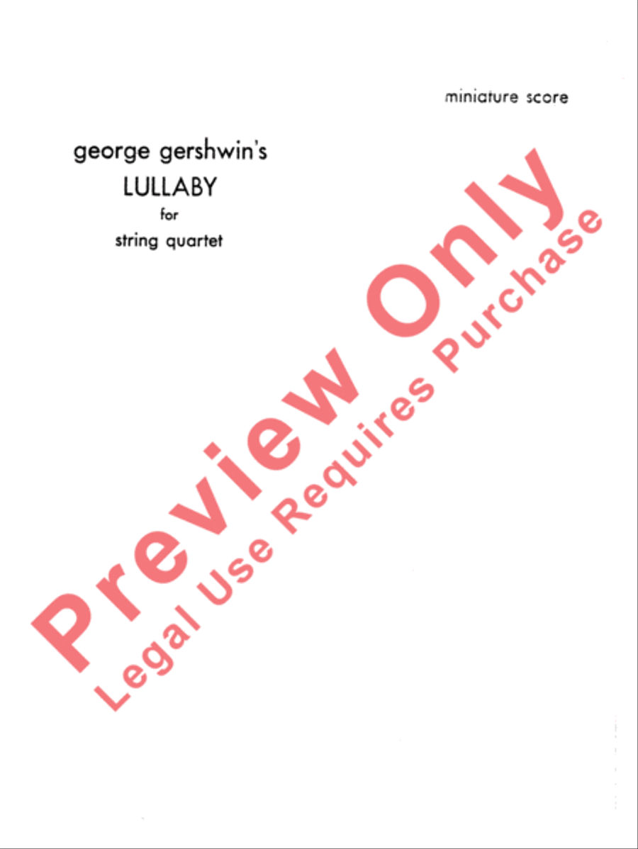 Lullaby - String Quartet String Quartet scores gallery preview page 2