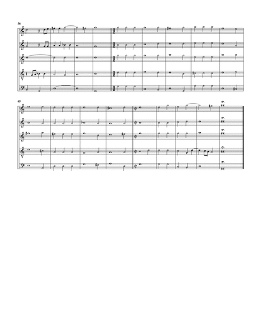 La Mainazza a5 (Canzoni da suonare,1616, no.12) (arrangement for 5 recorders)