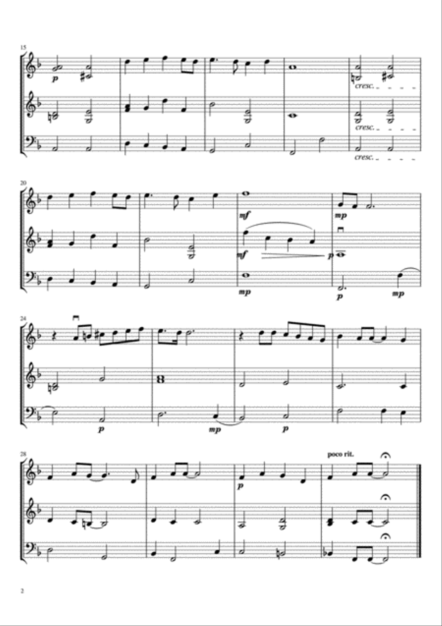 Yesterday String Trio scores gallery preview page 3