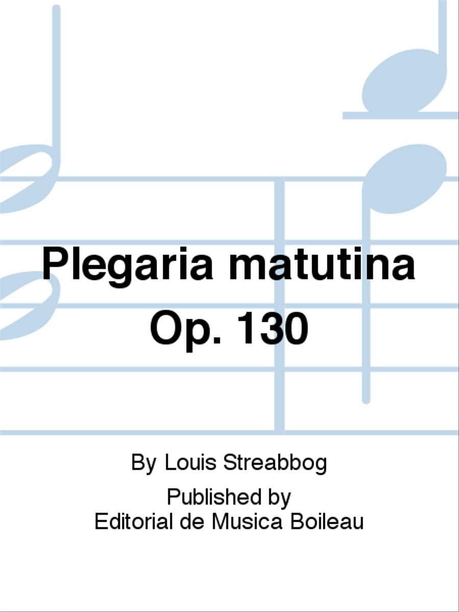 Plegaria matutina Op. 130 Piano Solo scores gallery preview page 1