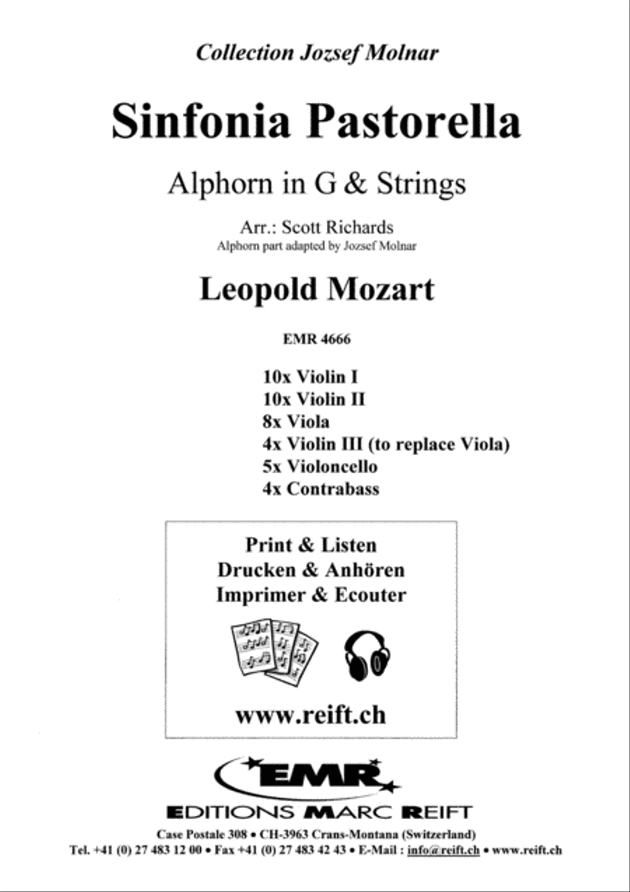 Sinfonia Pastorella Sinfonia Pastorella String Orchestra scores gallery preview page 2