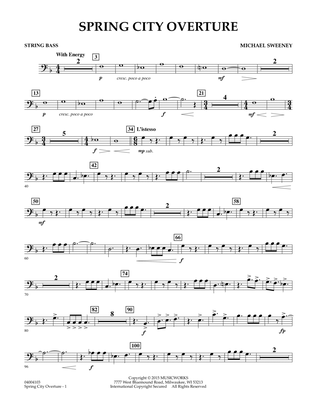 Spring City Overture - String Bass