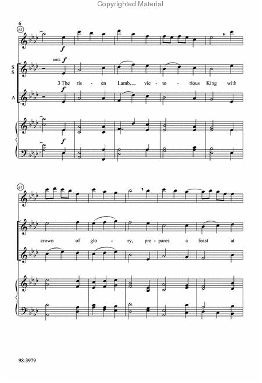 Christ, My Shepherd, Welcomes Me SSA scores gallery preview page 4