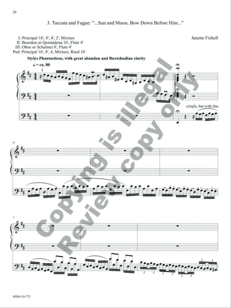 Praise, My Soul: Three Joyful Hymn Arrangements Organ scores gallery preview page 9