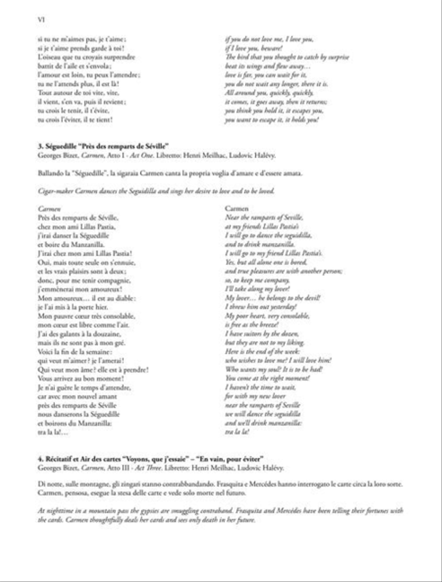 Ricordi Opera Anthology Mezzo-Soprano Voice scores gallery preview page 7