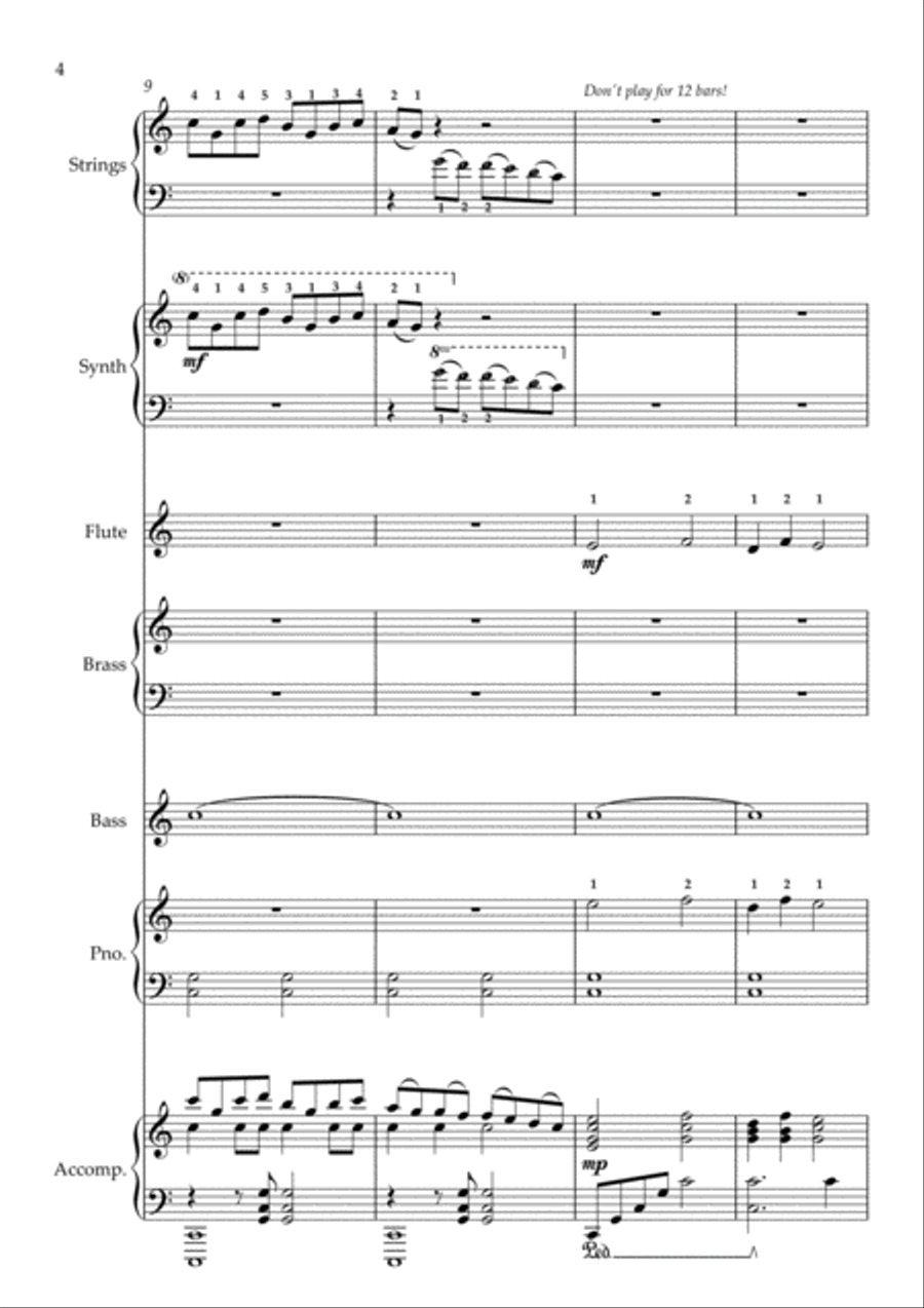 Test Drive Electronic Keyboard scores gallery preview page 4