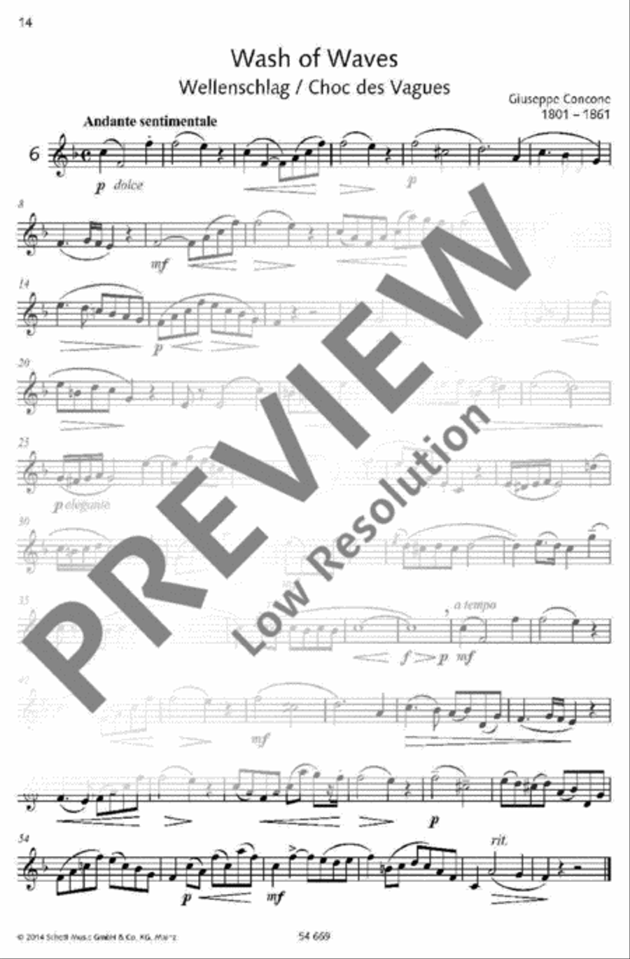 30 Characteristic Studies B-Flat Trumpet scores gallery preview page 13