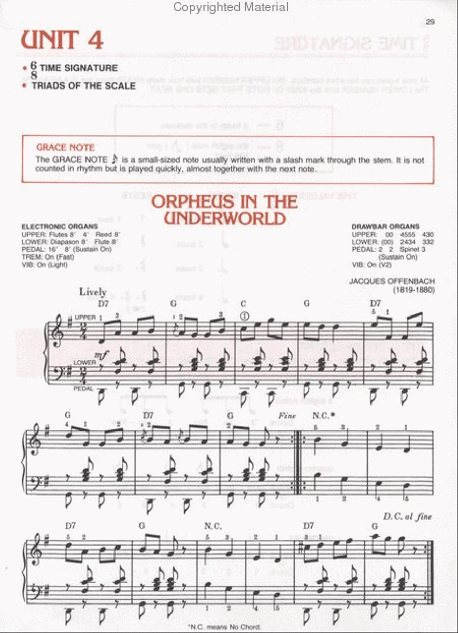 The Older Beginner Organ Course, Level 2 Organ scores gallery preview page 4
