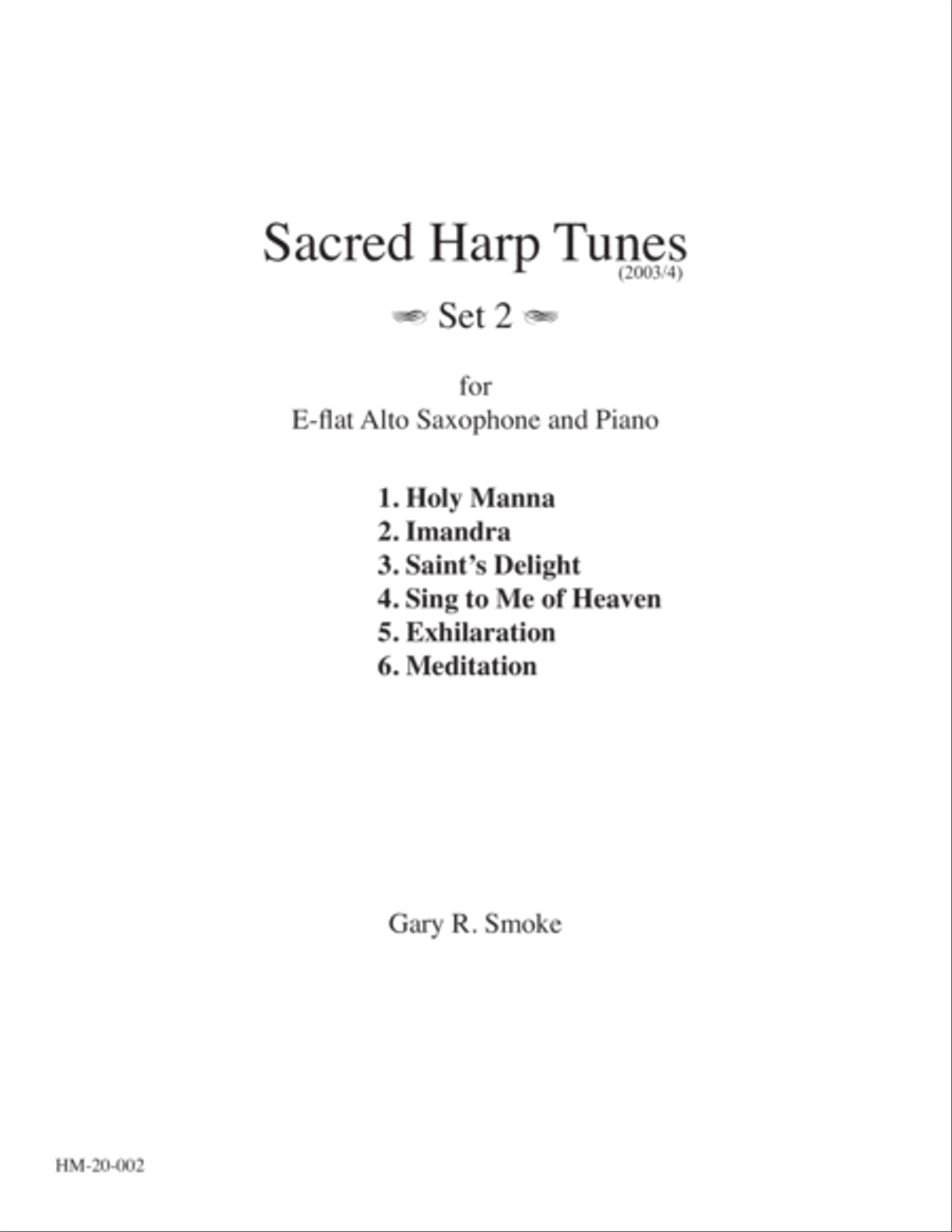 Sacred Harp Tunes - Set 2 Alto Saxophone scores gallery preview page 3