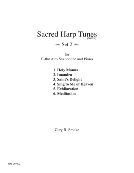 Sacred Harp Tunes - Set 2