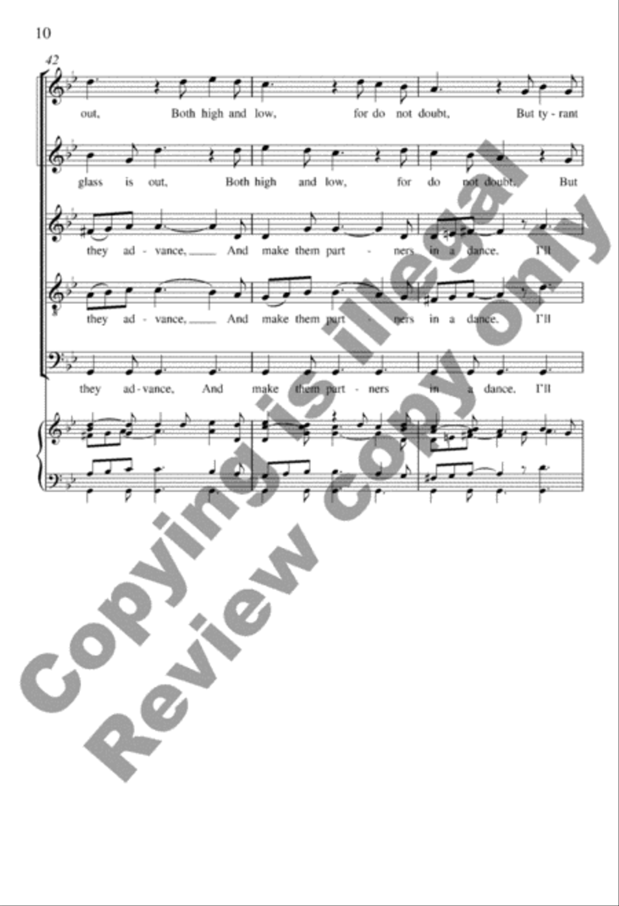 Todtentantz from Suite Remembrance SSATB scores gallery preview page 9