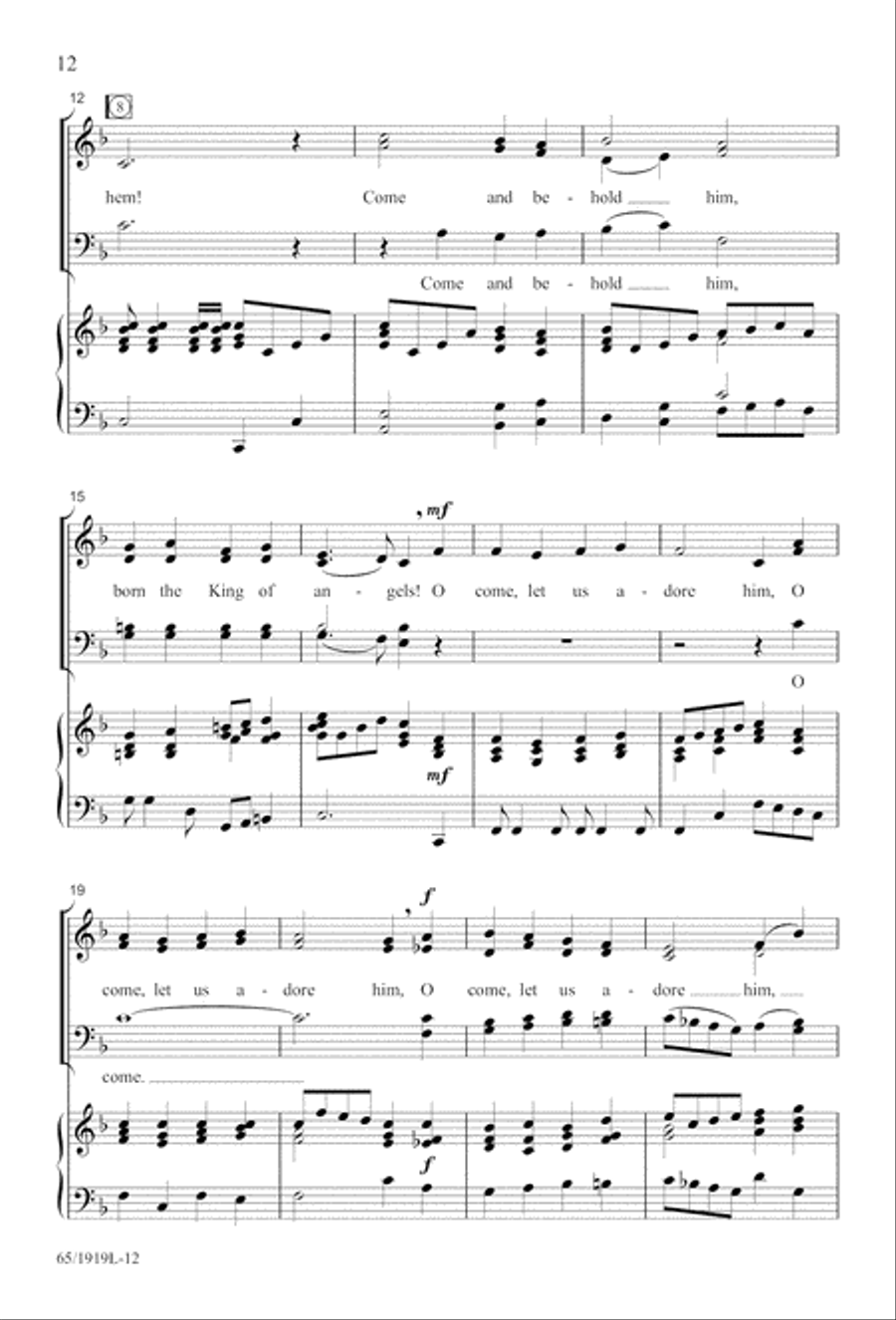 The Perfect Christmas 4-Part scores gallery preview page 14