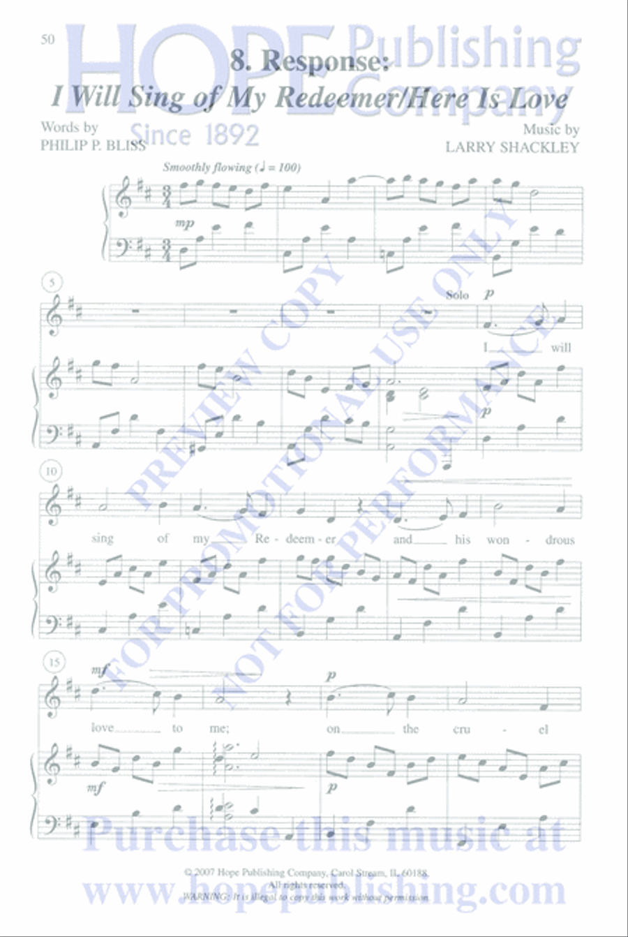 Here is the Love Here is the Love Choir scores gallery preview page 54