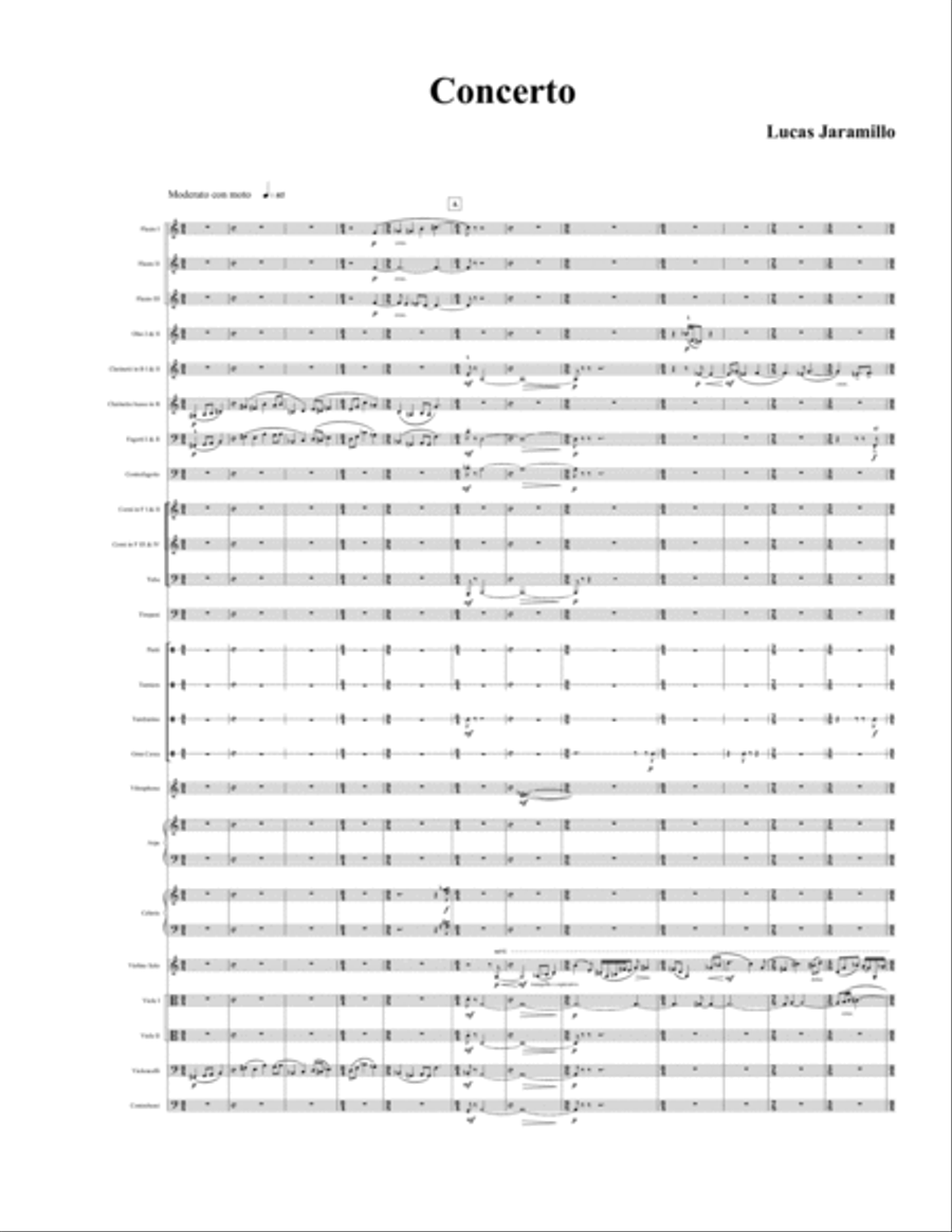 Concerto for Violin and Orchestra