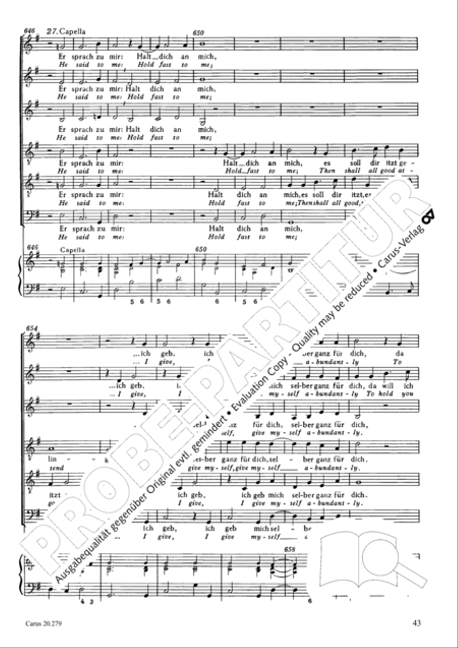 Musikalische Exequien I-III Score scores gallery preview page 46