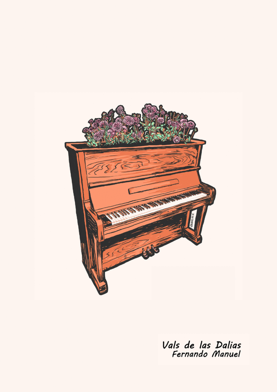 Vals de las dalias Vals de las dalias Piano Solo scores gallery preview page 1