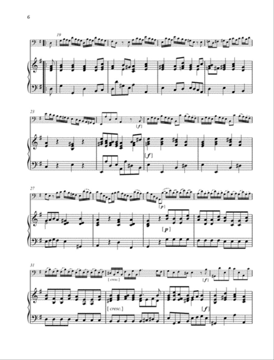 Sonata E minor Sonata E minor Piano Accompaniment scores gallery preview page 3