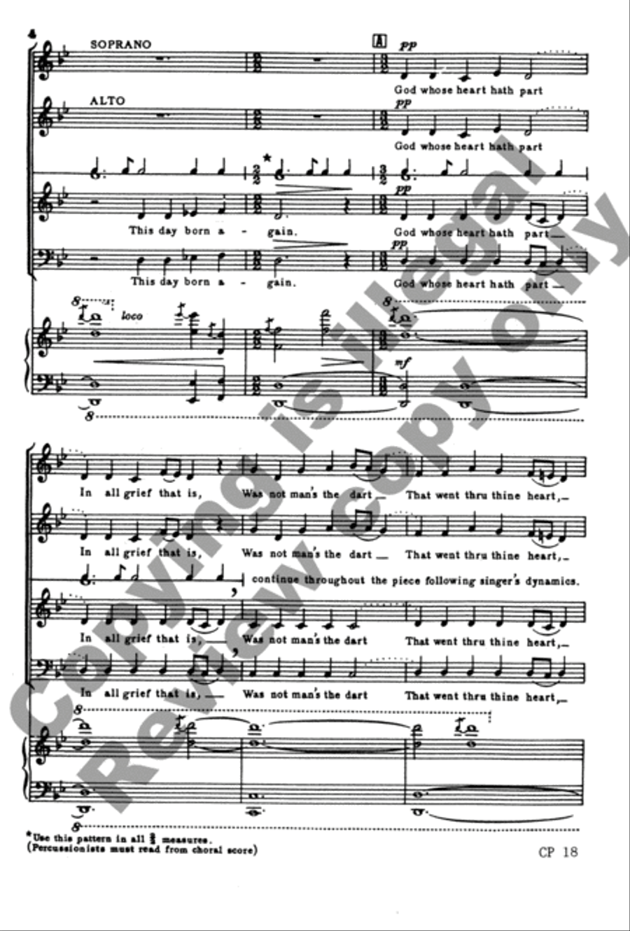 Dirge for the Savior Dirge for the Savior 4-Part scores gallery preview page 16