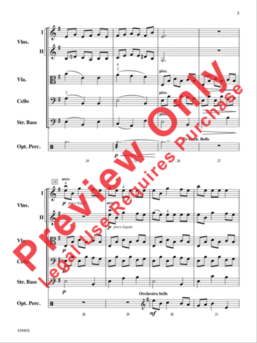 My Candles String Orchestra scores gallery preview page 5