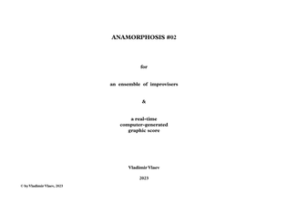 Anamorphosis #2 - Score Only