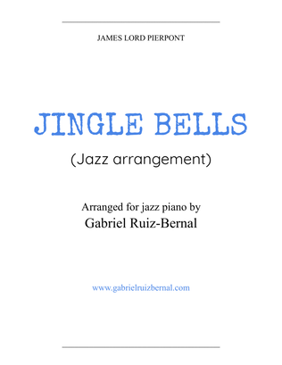 Book cover for JINGLE BELLS (jazz piano arrangement)