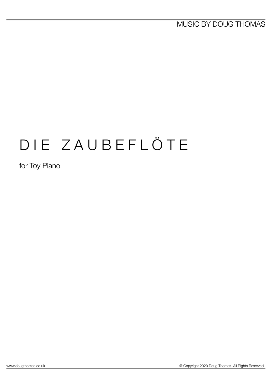Die Zauberflöte Piano Solo scores gallery preview page 1