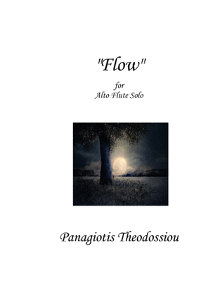 Book cover for Flow, for alto flute solo