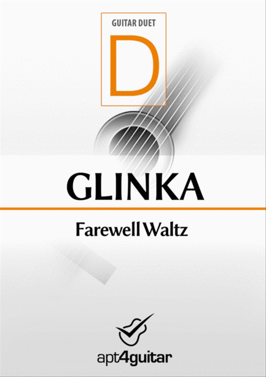 Farewell Waltz Classical Guitar scores gallery preview page 1