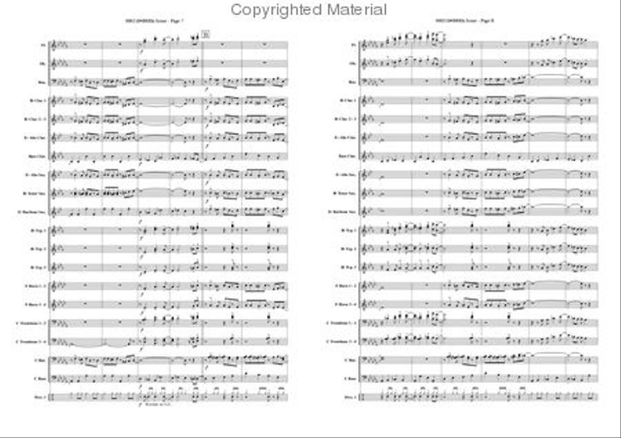 Light-walk Concert Band scores gallery preview page 4