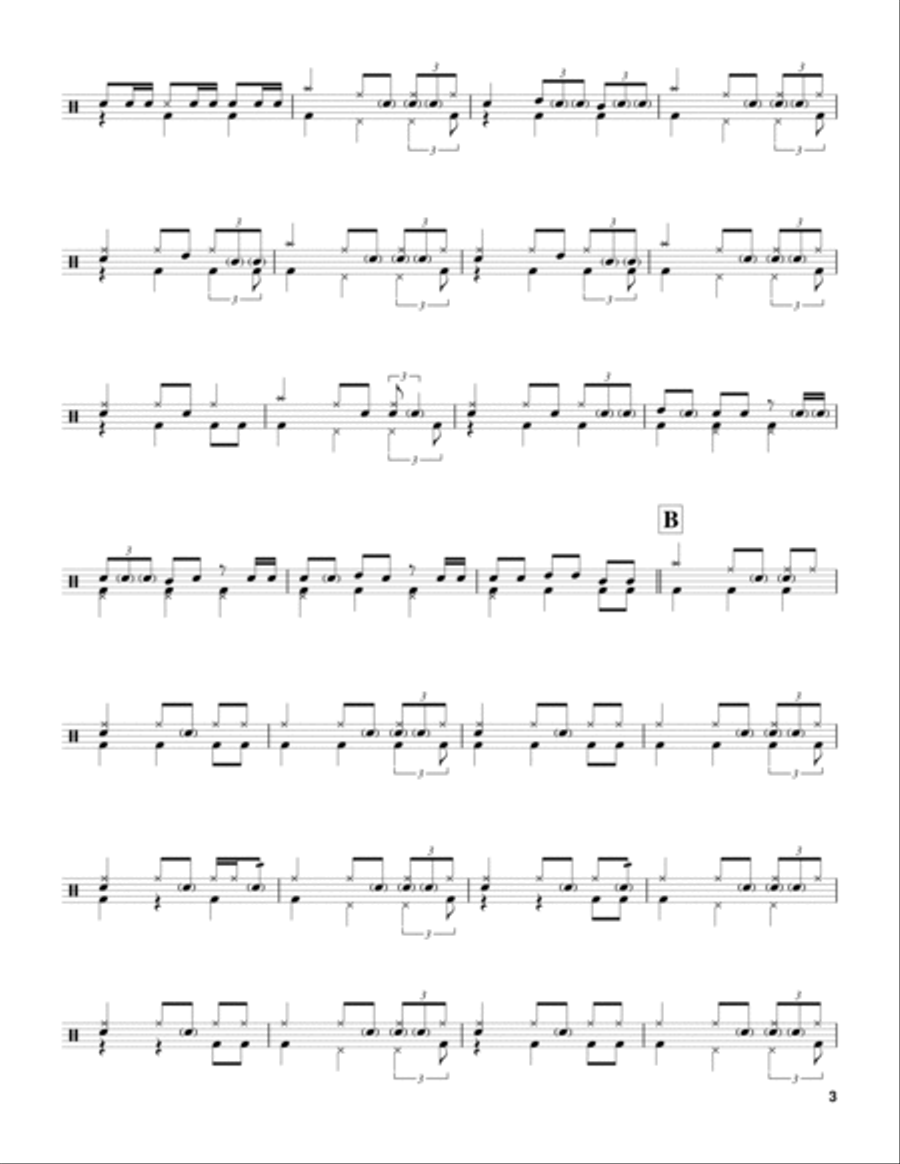 Norwegian Wood (This Bird Has Flown) Drum Set scores gallery preview page 3