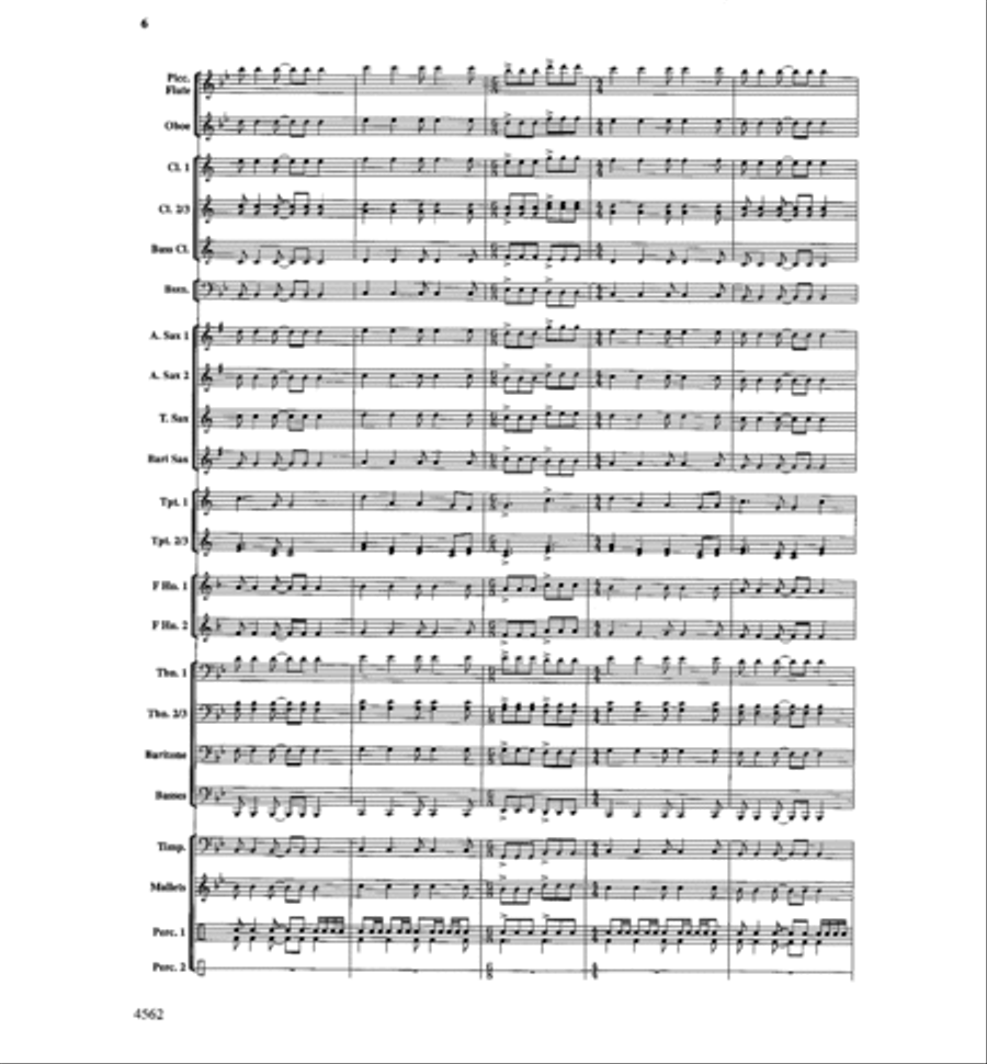 Antecedium Antecedium Concert Band scores gallery preview page 7