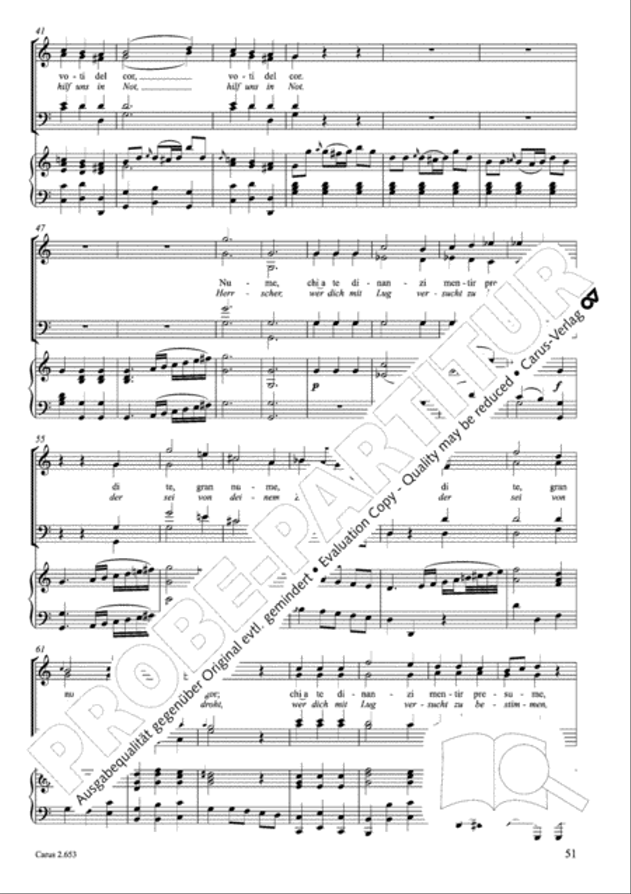 Choral collection Great Opera Choruses - Mozart * Haydn (choir & piano) Choir scores gallery preview page 62