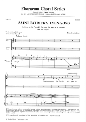 St Patrick's Even-Song