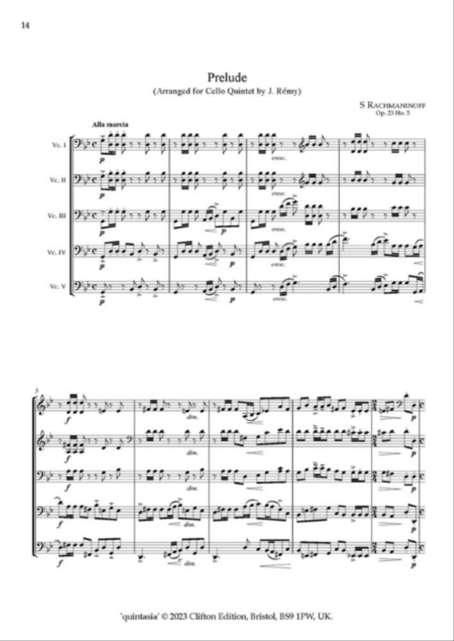 Quintasia A5 Study Score Quintasia A5 Study Score Cello scores gallery preview page 4
