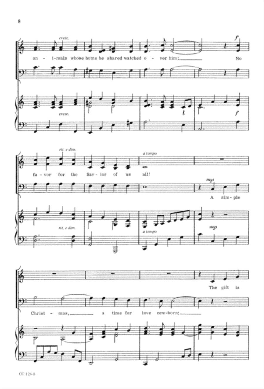 A Simple Christmas 3-Part scores gallery preview page 10