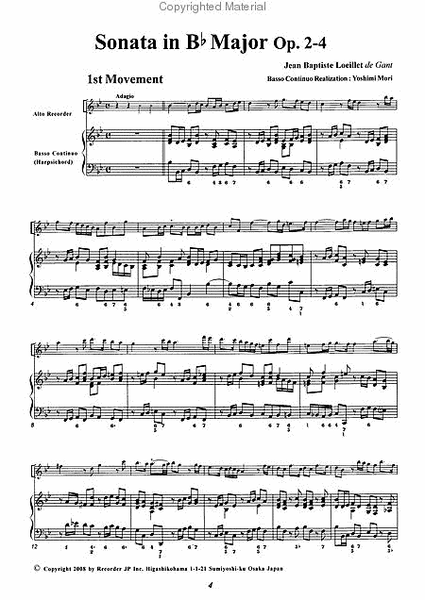 Sonata in B-flat Major, Op. 2-4 image number null
