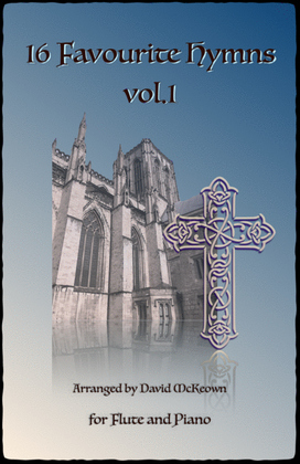 Book cover for 16 Favourite Hymns Vol.1 for Flute and Piano