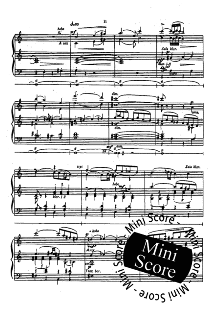 Cyrano de Bergerac Concert Band scores gallery preview page 15