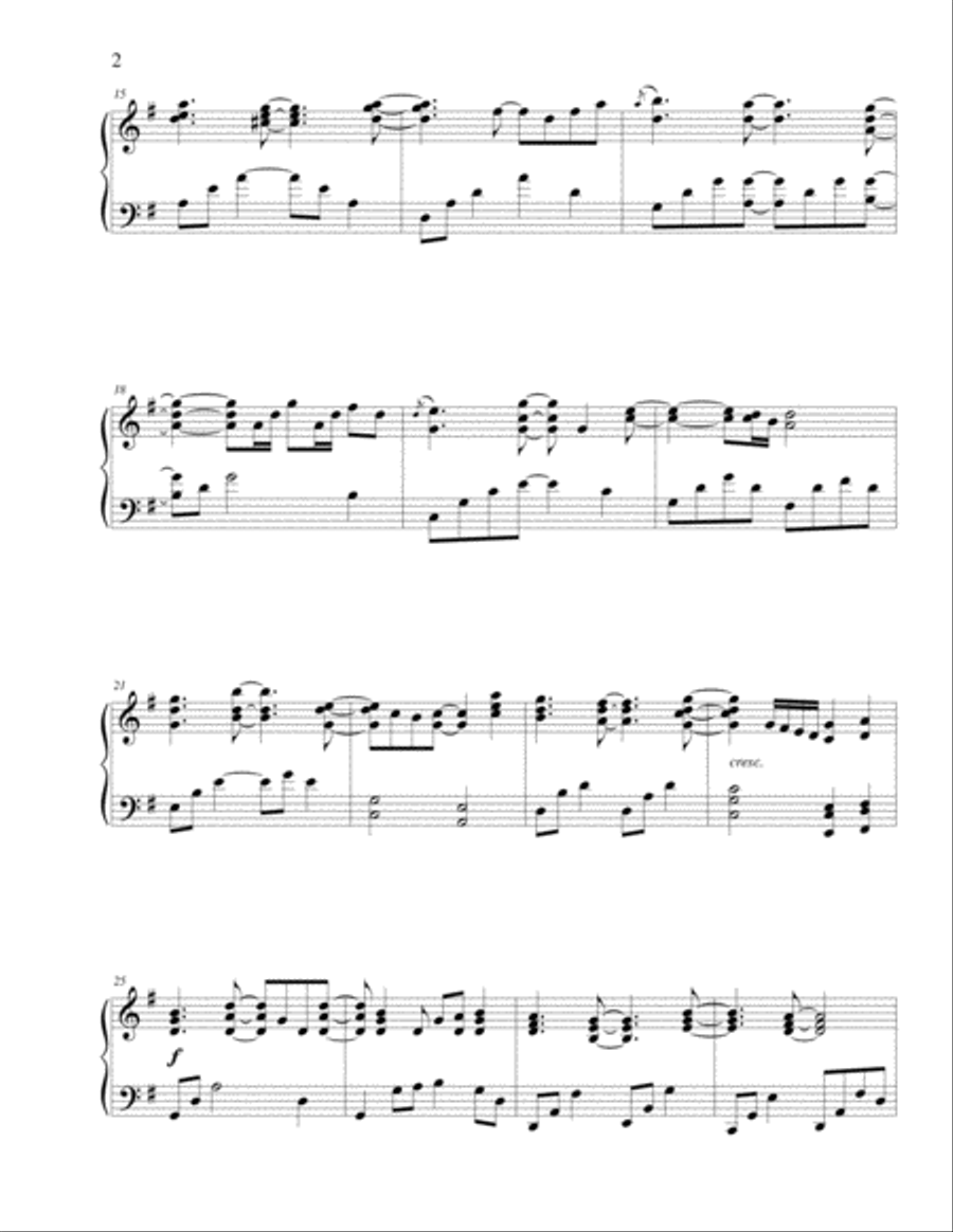 Tis So Sweet To Trust In Jesus Piano Solo scores gallery preview page 3