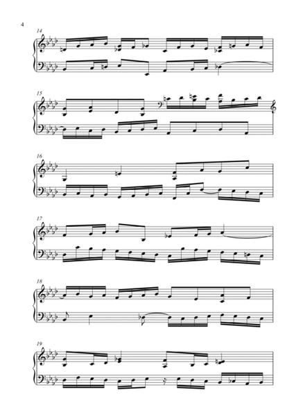 Johann Sebastian Bach - BWV-886 No. 17 Well Tempered Clavier