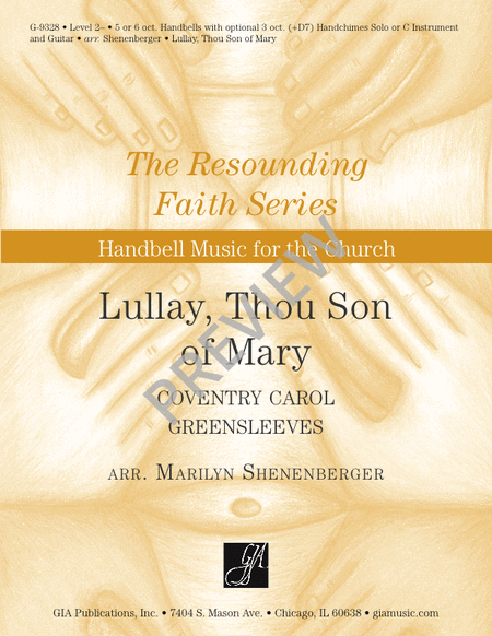 Lullay, Thou Son of Mary - 5 or 6 oct. edition - Handbells image number null
