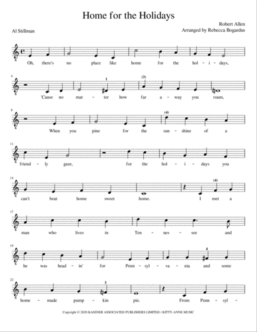 Home For The Holidays (theres No Place Like) Guitar Tablature scores gallery preview page 3