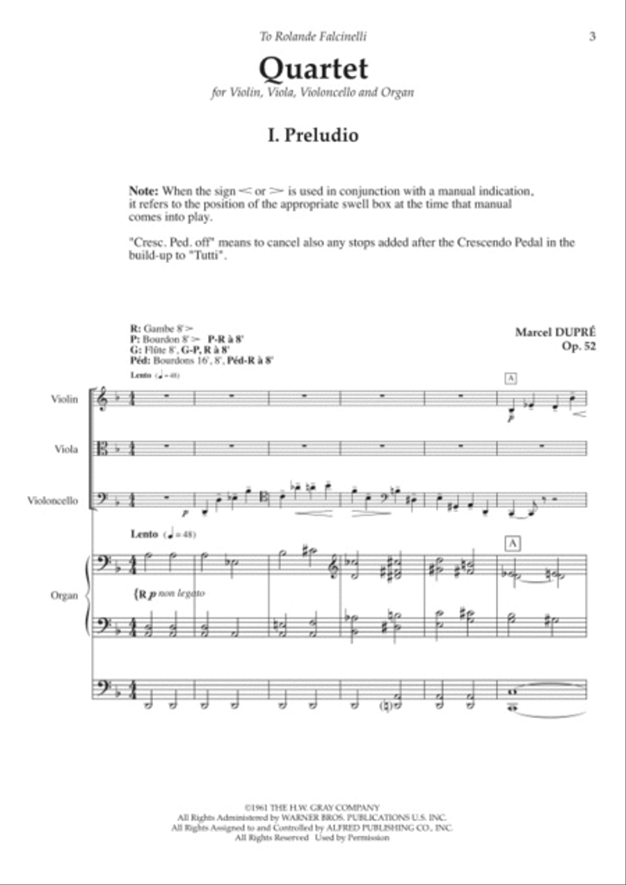 Quartet, Op. 52 Cello scores gallery preview page 2